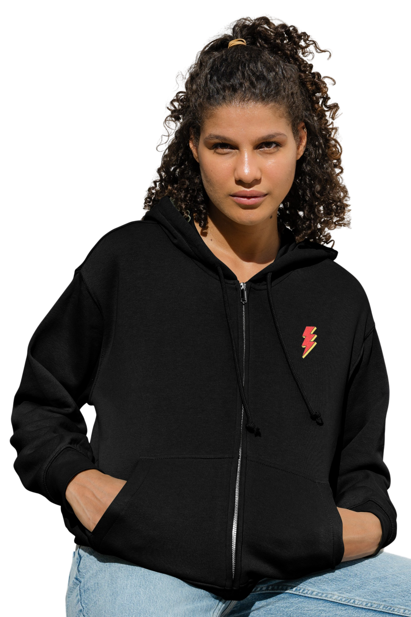 Bolt Zipper Hoodie